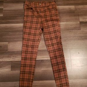 Plaid Print American Eagle jeans